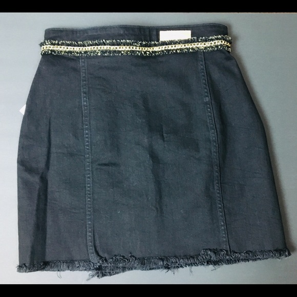 Guess Wilma Denim Mini Skirt Parisian Black 28 - Picture 7 of 7